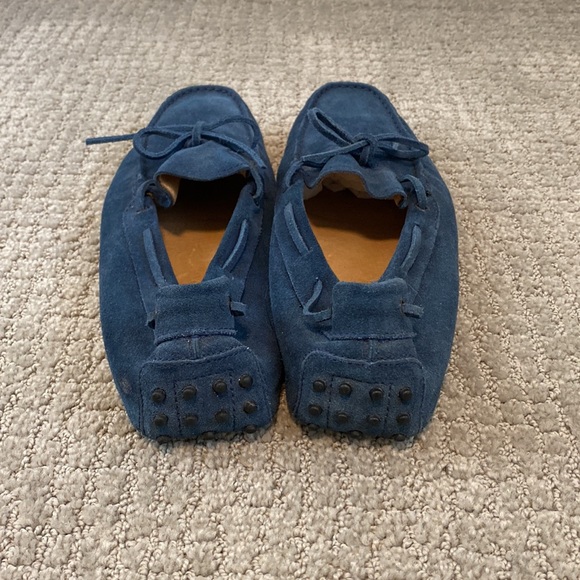 Men’s Blue Suede Tod’s Loafers - Size 11 - Picture 2 of 5